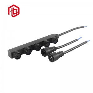 M18 waterproof connector F type 2pin 3pin connector