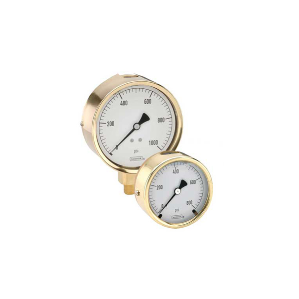 300 Series Brass Case Liquid Filled Pressure Gauges