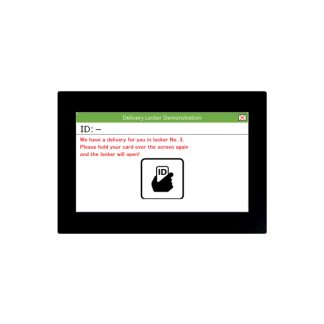 7.0-inch WVGA Color TFT-LCD Modules with Near-Field Communication Antenna and Projected Capacitive Touch Panels